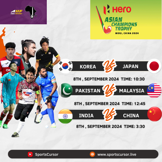 asian champions trophy 2024 hockey matches