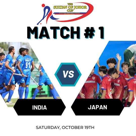 India Vs Japan hockey sultan johor cup 2024