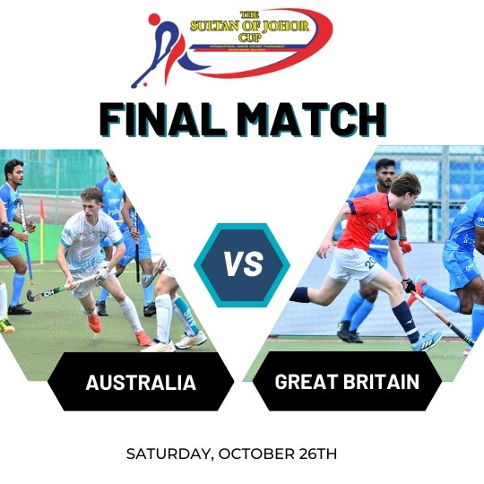 australia vs great britain hockey final sultan johor cup