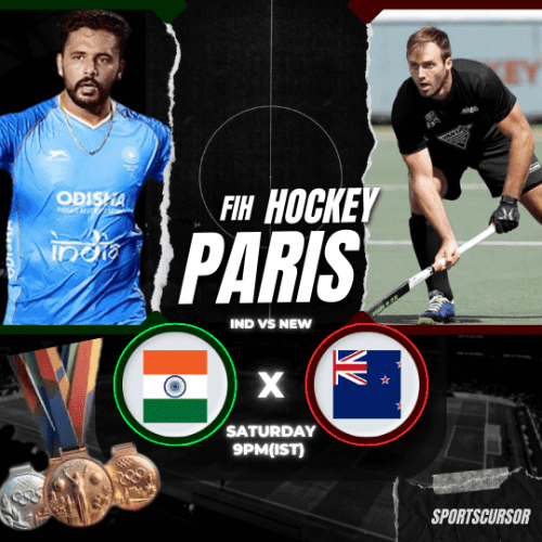 India Vs New Zealand hockey Olympics 2024