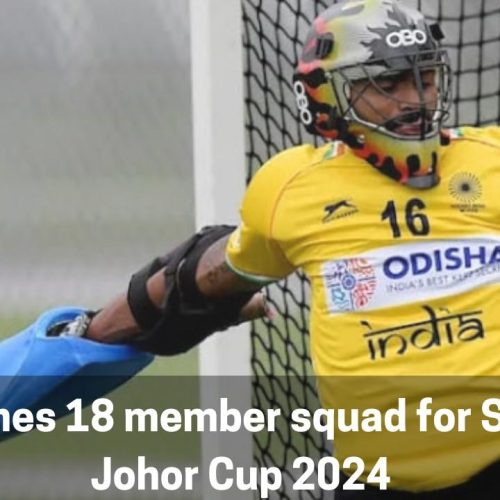 India squad for Sultan Johor Cup 2024