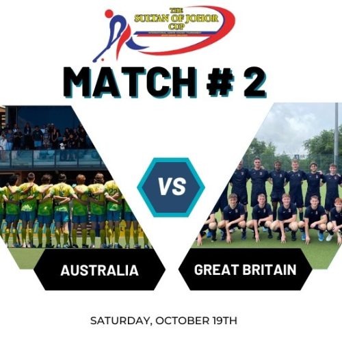 Australia Vs Great Britain Sultan Johor Cup 2024