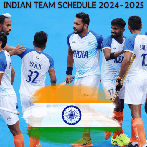 Indian hockey team Schedule 2024-2025